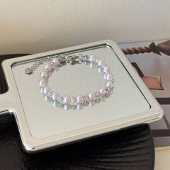 987 Manta Rose Pearl Bracelet Sliding Toggle Clasp