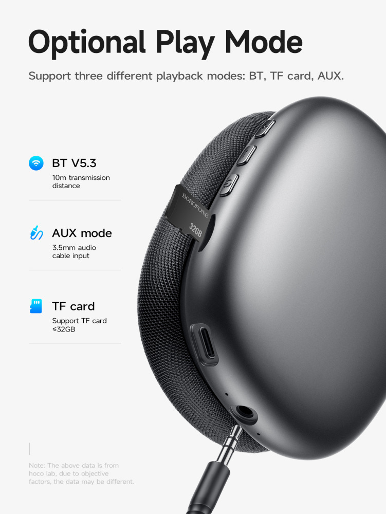 BOROFONE Wireless Headphones