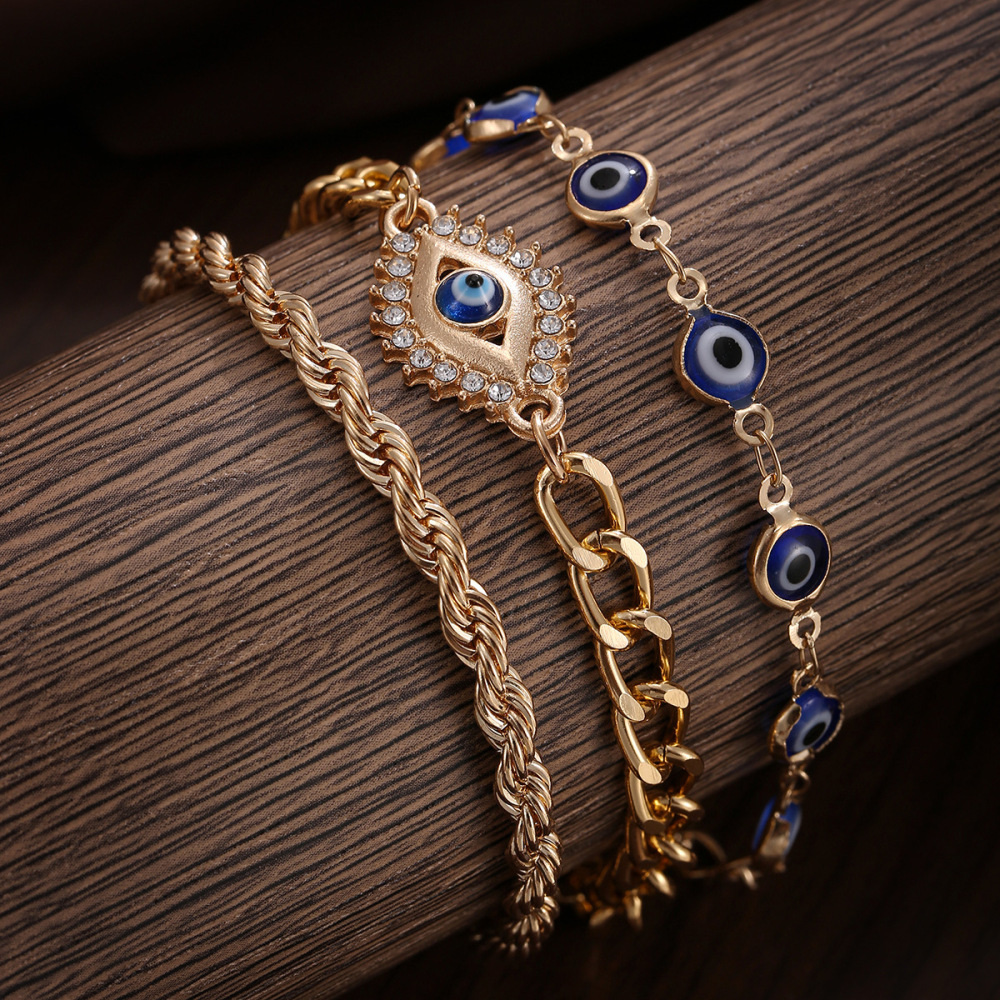 Evil Eye Bracelet Set