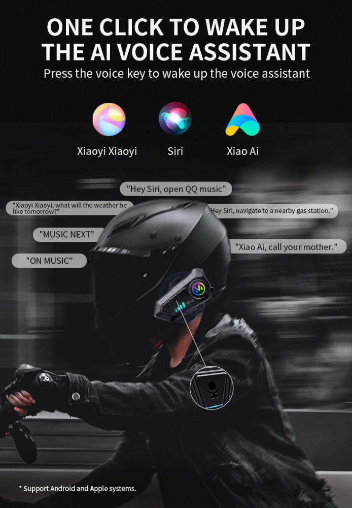 Motorcycle Helmet Bluetooth Headset