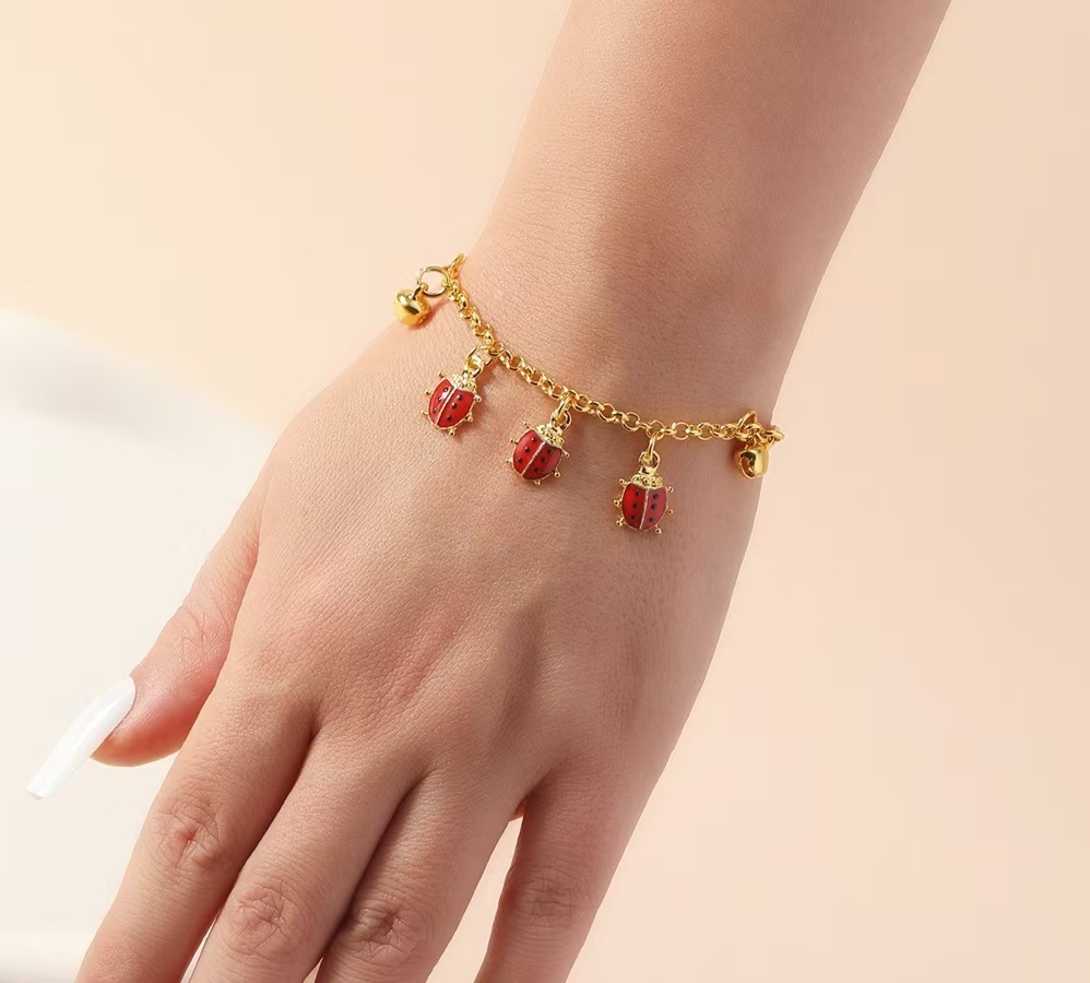 Ladybug Charm Bracelet