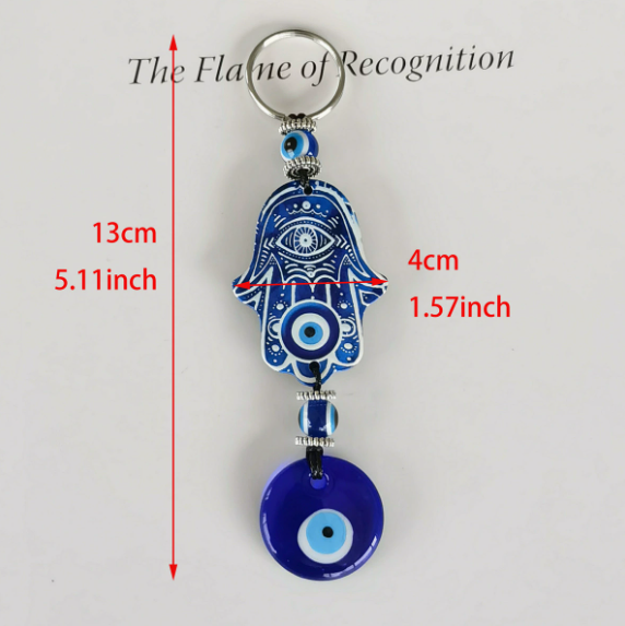 Blue Eyes Keychain & Charm