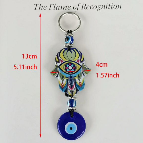 Blue Eyes Keychain & Charm