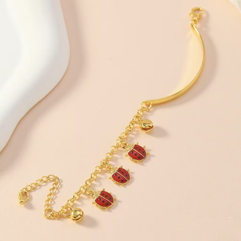 Ladybug Charm Bracelet