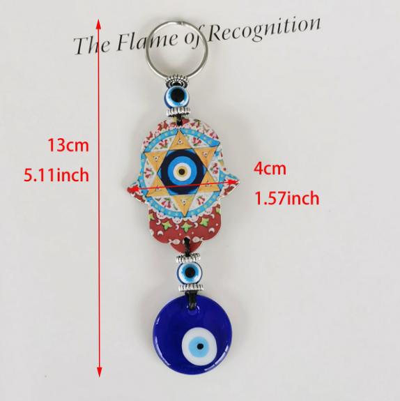 Blue Eyes Keychain & Charm