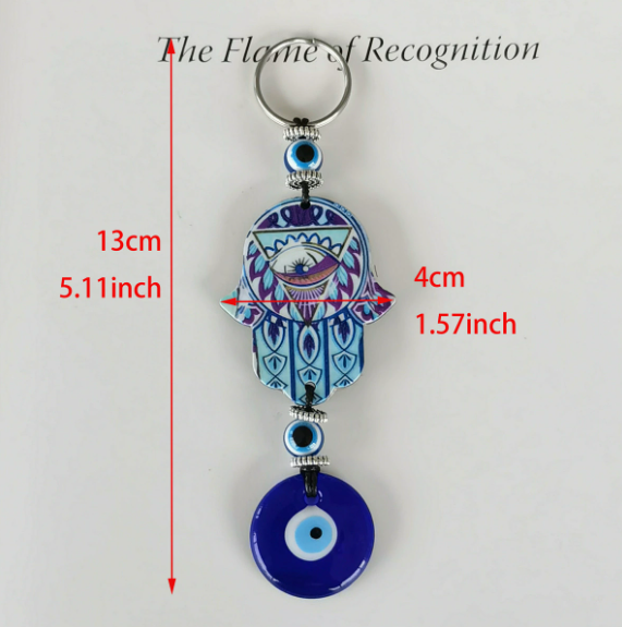 Blue Eyes Keychain & Charm