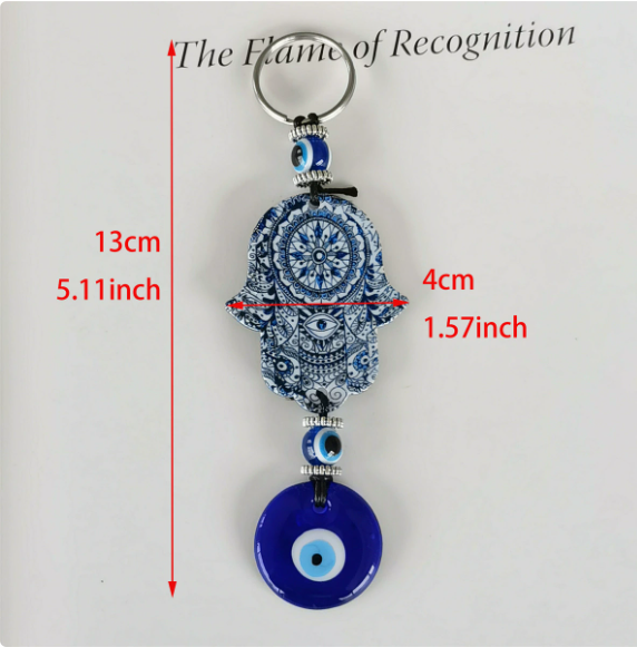 Blue Eyes Keychain & Charm