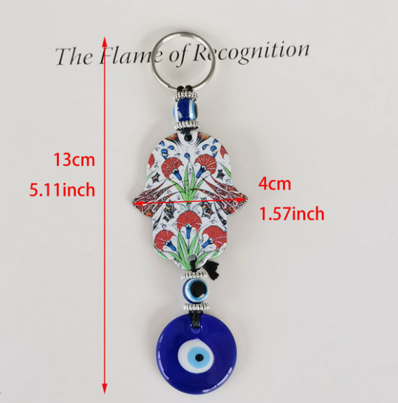 Blue Eyes Keychain & Charm