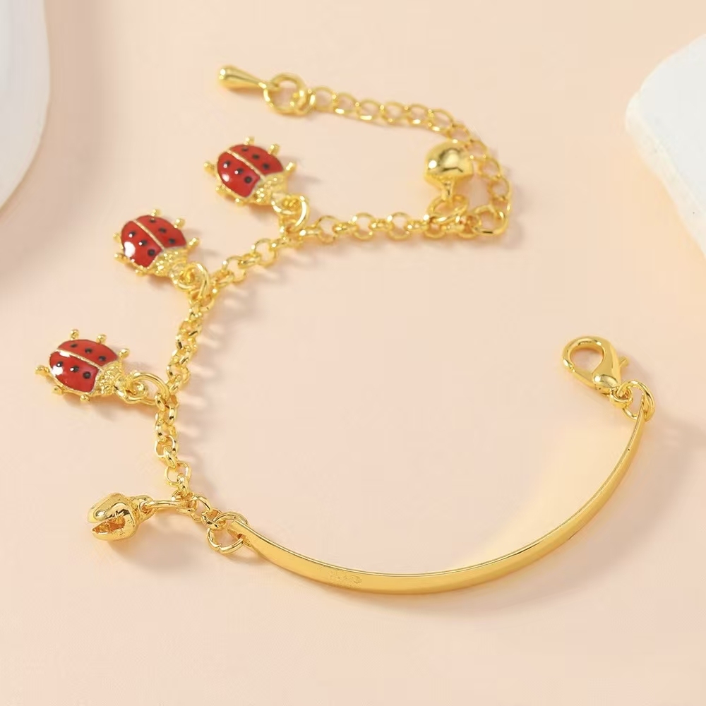 Ladybug Charm Bracelet