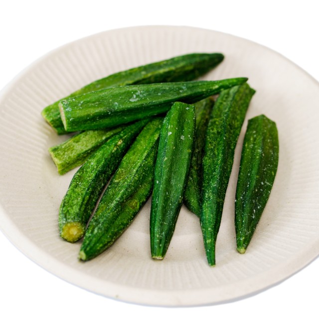 Vacuum Fried Okra Chips