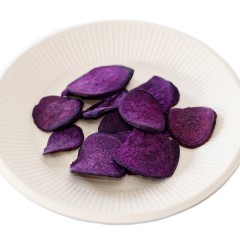 Vacuum Fried Purple Sweet Potato Chips