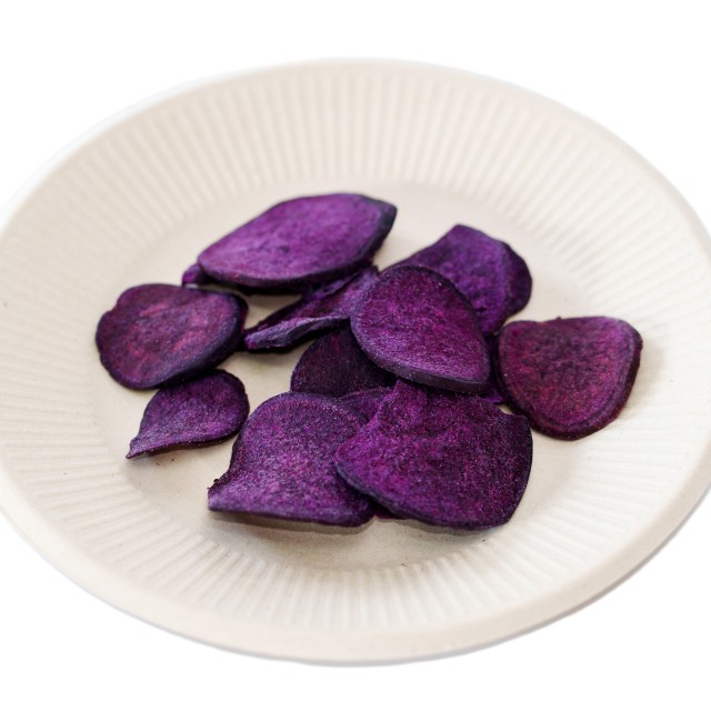 Vacuum Fried Purple Sweet Potato Chips