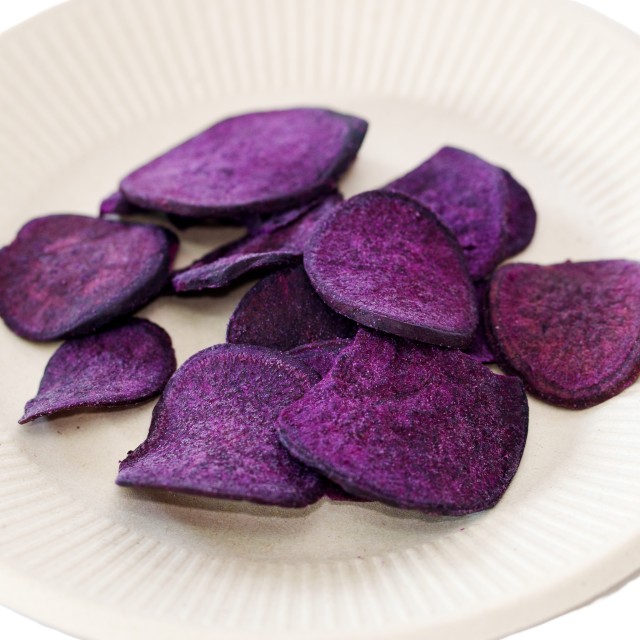 Vacuum Fried Purple Sweet Potato Chips