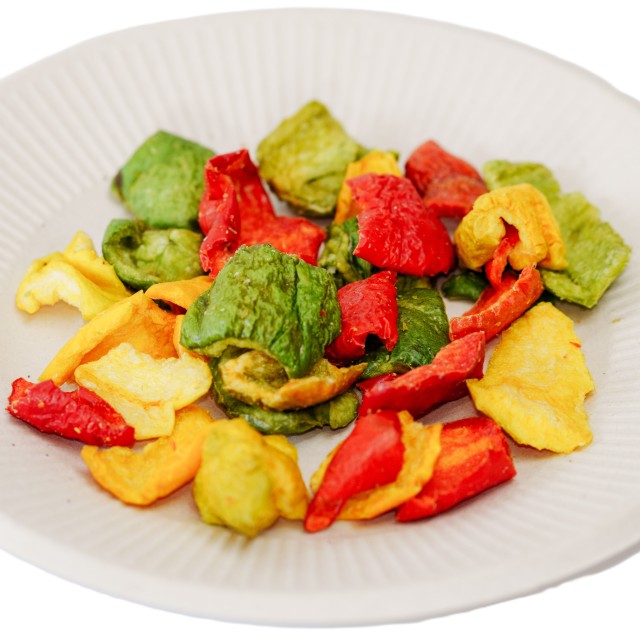 Vacuum Fried Bell Pepper Chips