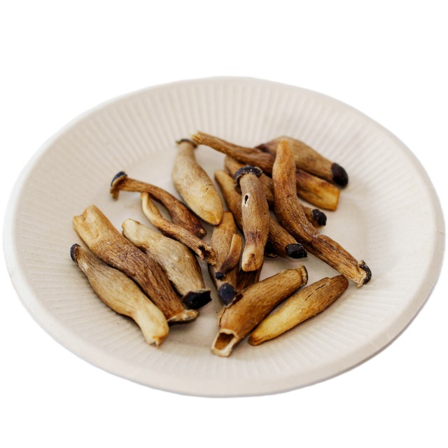Vacuum Fried Velvet Pioppino Mushroom Chips