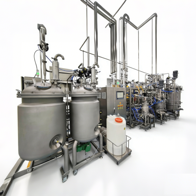 GMP-Compliant Stainless Steel Microbial Fermenter (100L-5000L)