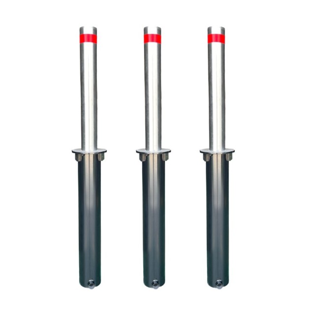 Marine-grade 304 stainless steel security posts