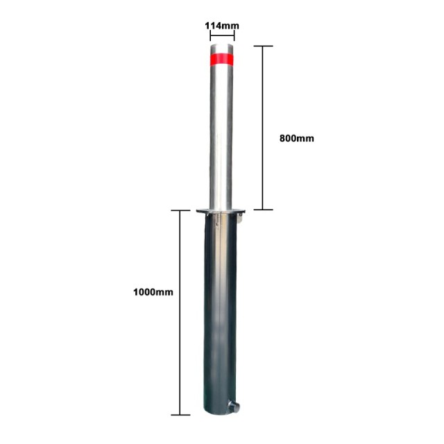 Stainless Steel Semi-Automatic Rising Bollards