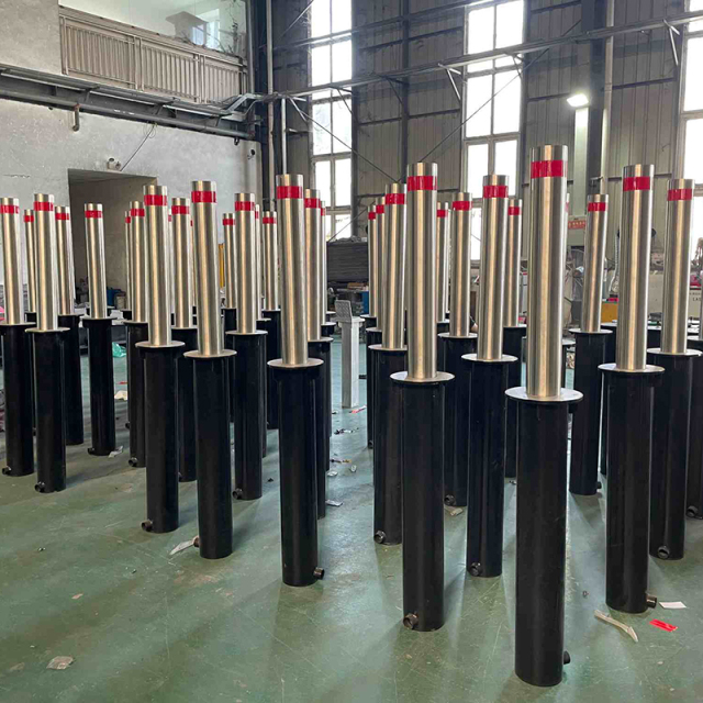 Stainless Steel Semi-Automatic Rising Bollards