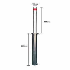 Stainless Steel Semi-Automatic Rising Bollards