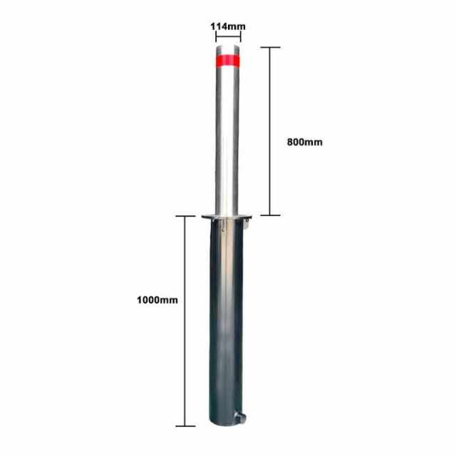 Stainless Steel Semi-Automatic Rising Bollards