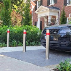 Stainless Steel Semi-Automatic Rising Bollards