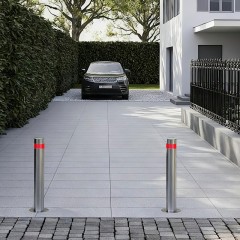 Stainless Steel Semi-Automatic Rising Bollards