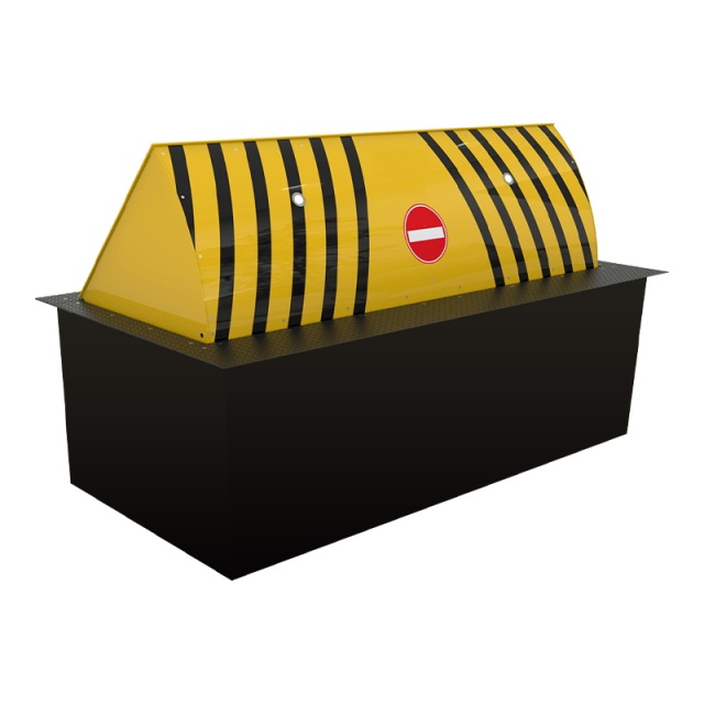Retractable Automatic Road Blocker Without Spike