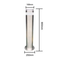 RICJ fixed bollard with light
