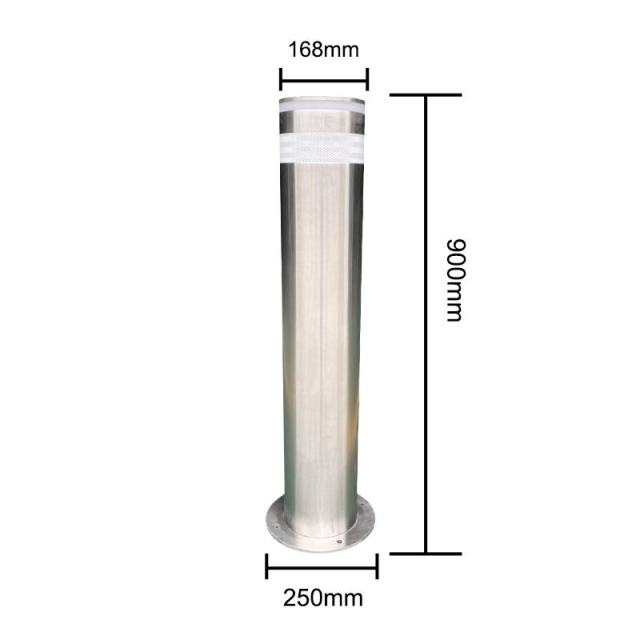 RICJ fixed bollard with light

