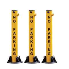 Fold Down Parking Bollard with Lock