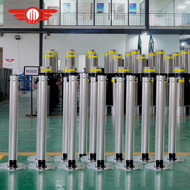 Fold Down Parking Bollard with Lock