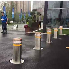 Stainless Steel Semi-Automatic Rising Bollard