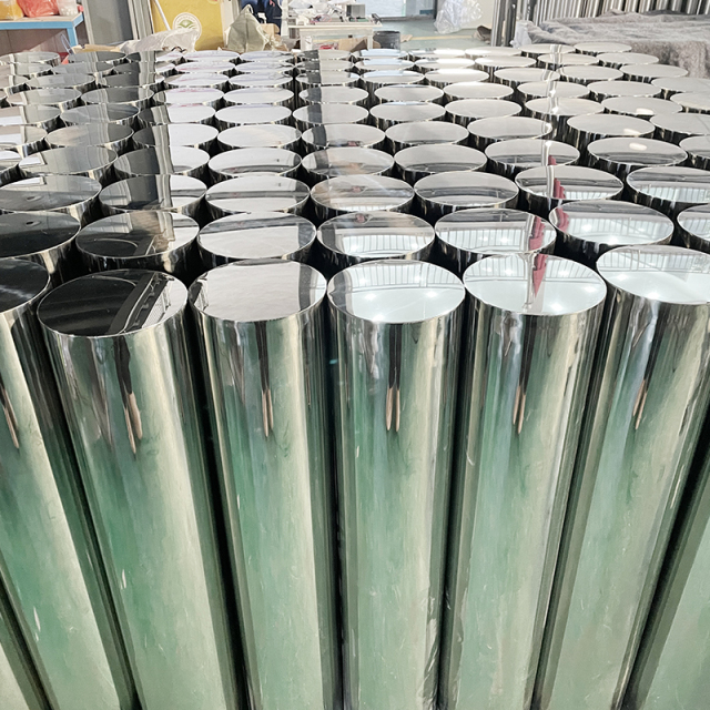 Mirror Finish Stainless Steel Fixed Bollard