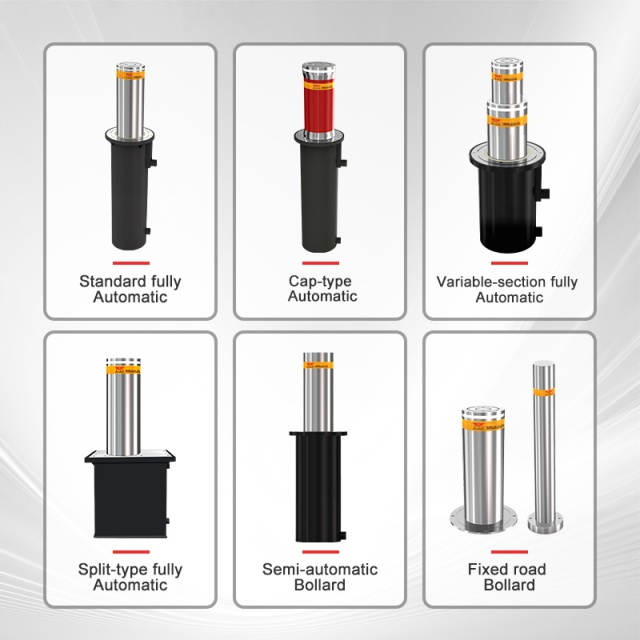 IP68 K12 Crash Rated Hydraulic Automatic Bollard