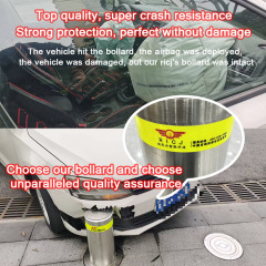 IP68 K12 Crash Rated Hydraulic Automatic Bollard