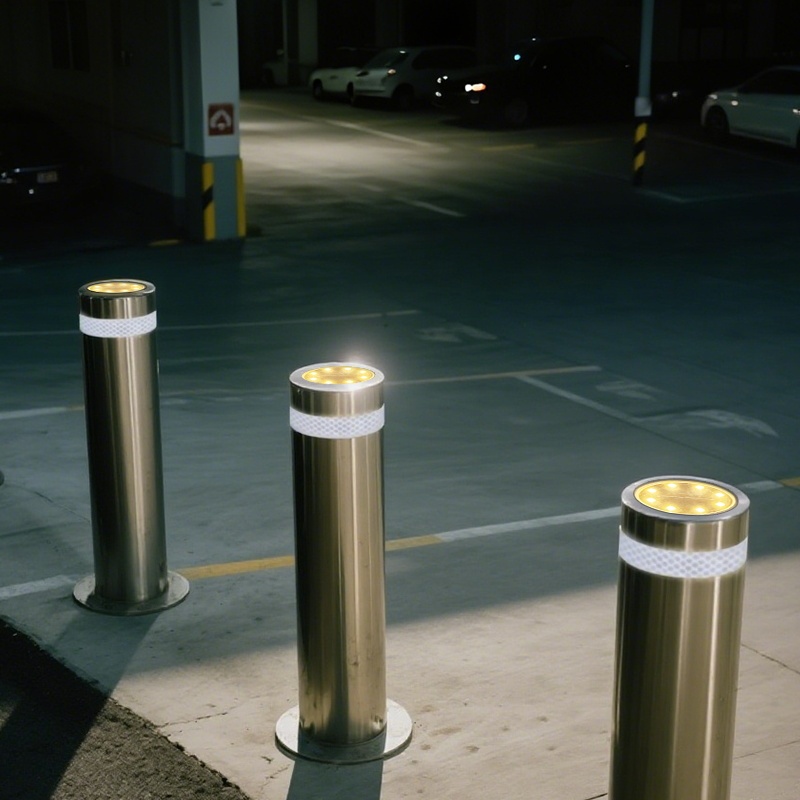 Stainless Steel Solar Security Bollard