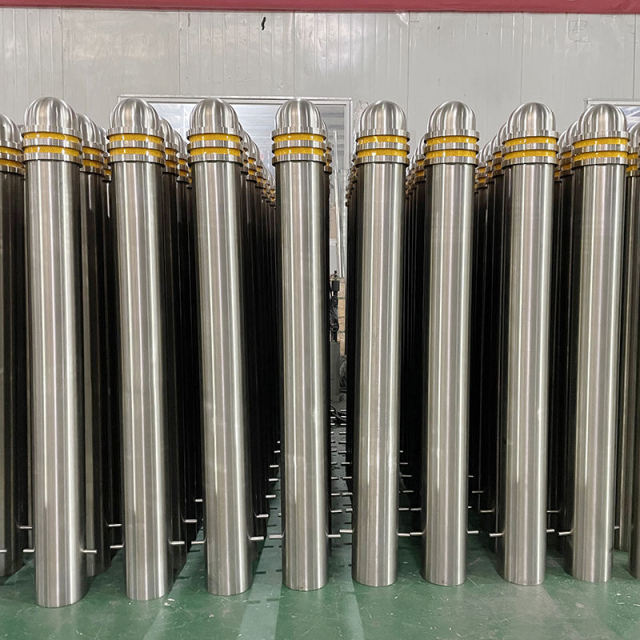 OEM Dome Top Static Steel Bollard