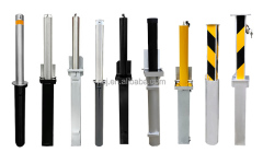 RICJ Stainless Steel Manual Retractable Bollard with Integral Lock