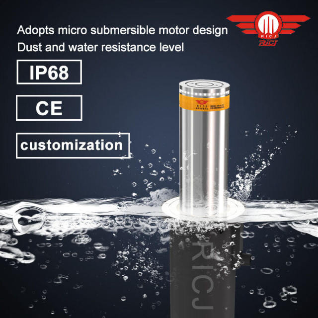 Automatic Driveway Bollard With Light
