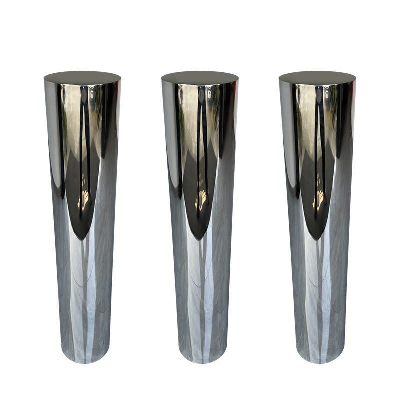 Mirror Finish Stainless Steel Fixed Bollard