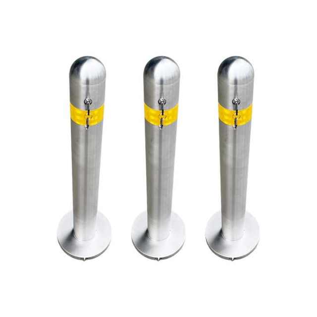 Surface Mount SS 316 Lockable Bollard