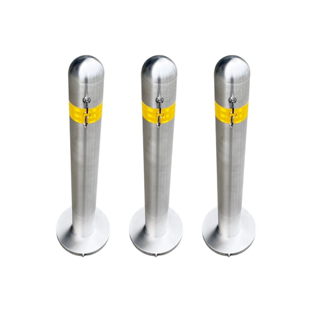 Surface Mount SS 316 Lockable Bollard