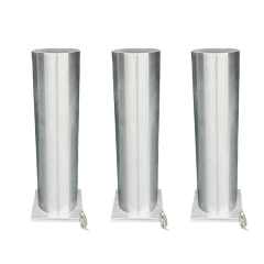 Folding Down Bollard Post With Lock