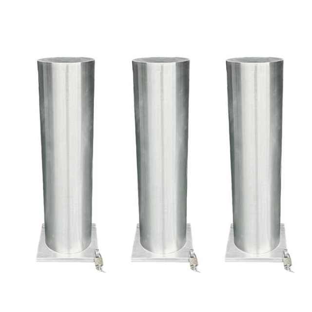 Folding Down Bollard Post With Lock