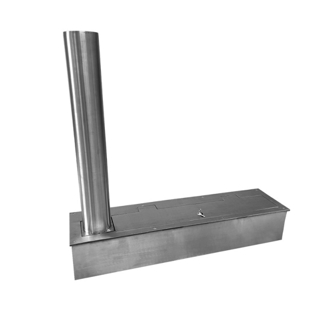 Manual Heavy-Duty Fold-Down Coffin Bollard