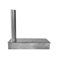 Manual Heavy-Duty Fold-Down Coffin Bollard