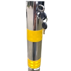Collapsible Bollard With Reflective Tape