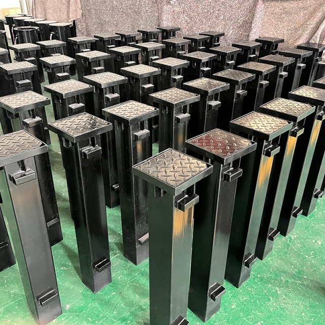 Black Telescopic Parking Bollard