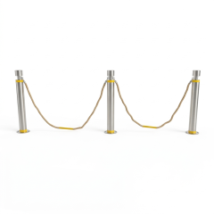 decorative chain bollards